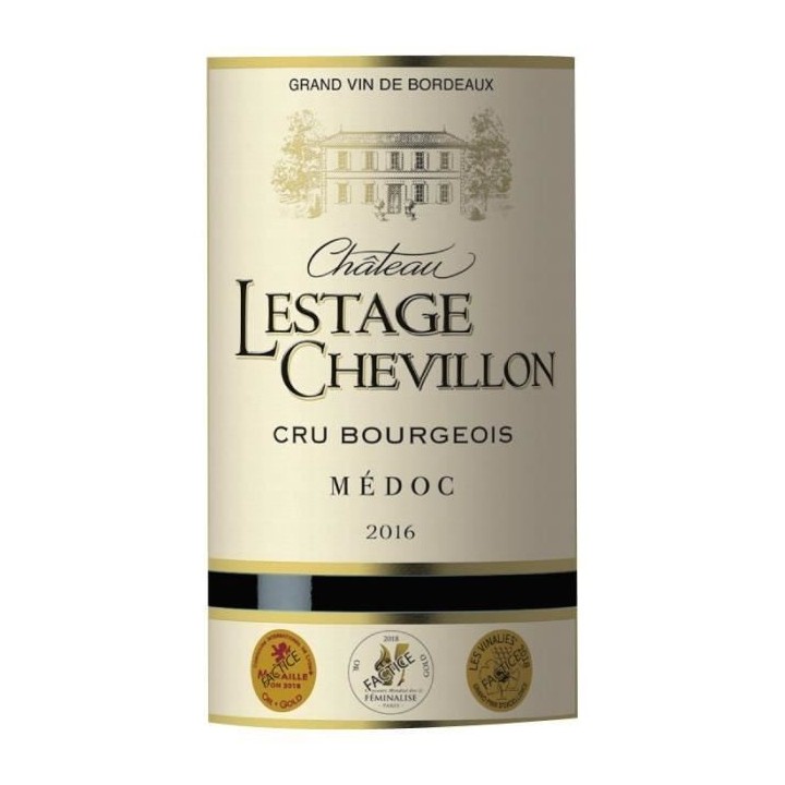 Château Lestage Chevillon 2016 Médoc Cru Bourgeois - Vin rouge de Bo