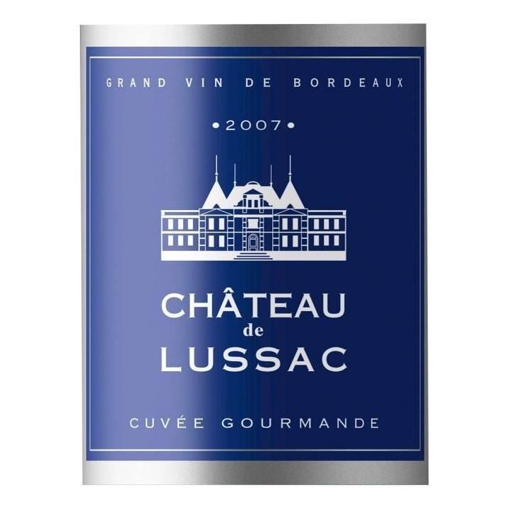 Château de Lussac 2007 Lussac Saint-Emilion - Vin rouge de Bordeaux