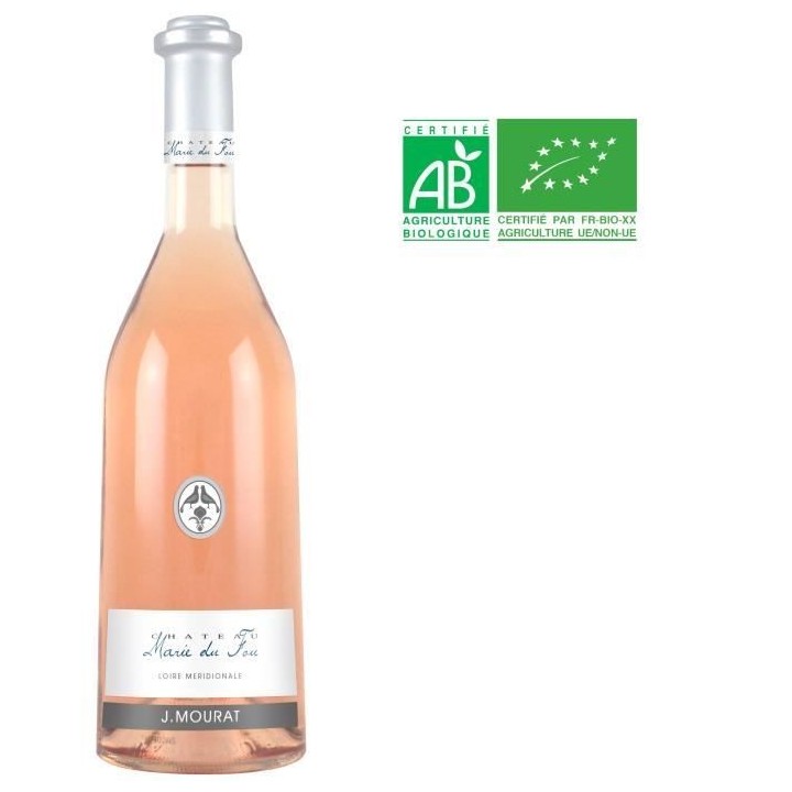 Château Marie du Fou Fiefs vendéens - Vin rosé de Loire - Bio