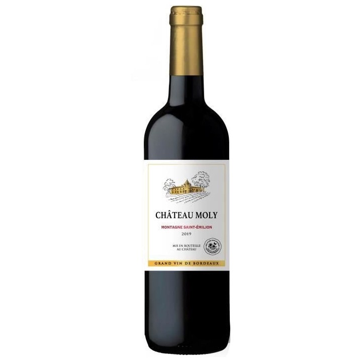 Château Moly 2019 Montagne Saint-Emilion - Vin rouge de Bordeaux