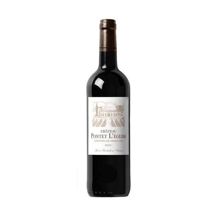 Château Pontet L'Eglise 2021 Saint Emilion Grand Cru - Vin rouge de B