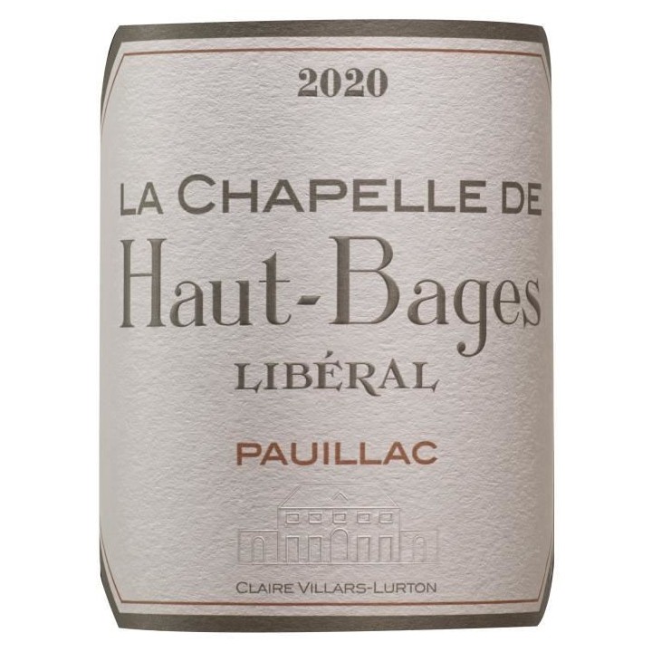 La Chapelle de Haut-Bages Libéral 2020 Pauillac - Vin rouge de Bordea