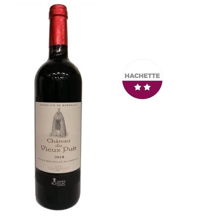Château du Vieux Puit 2018 Blaye Côtes de Bordeaux - Vin rouge de Bo