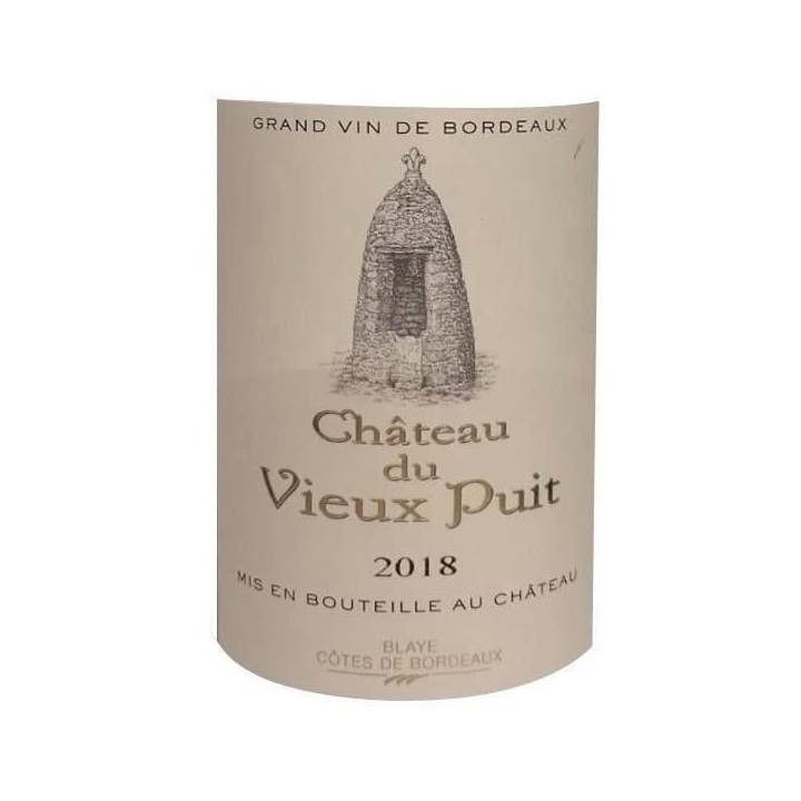 Château du Vieux Puit 2018 Blaye Côtes de Bordeaux - Vin rouge de Bo