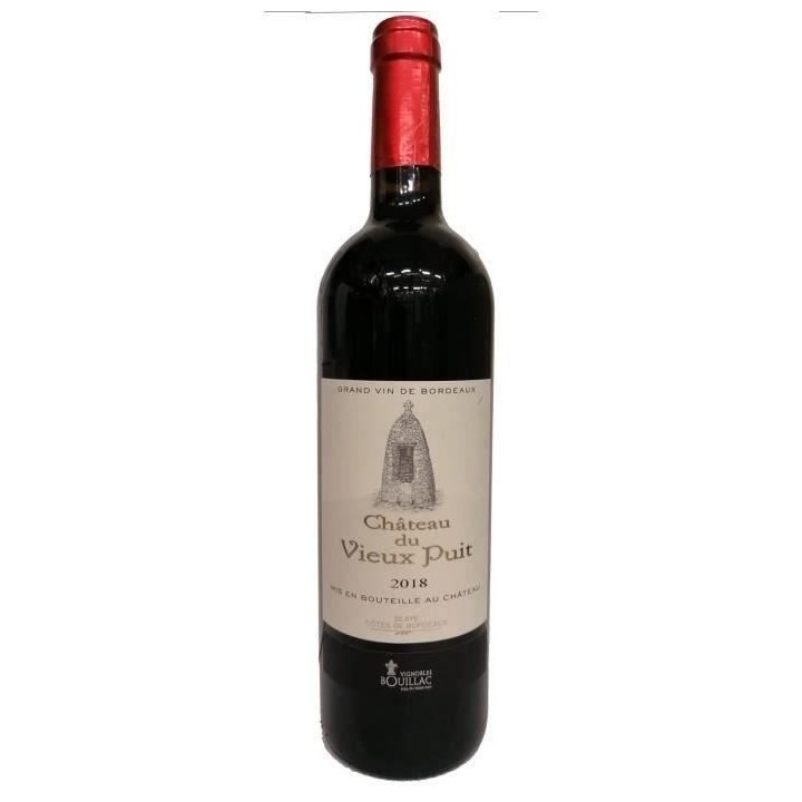 Château du Vieux Puit 2018 Blaye Côtes de Bordeaux - Vin rouge de Bo