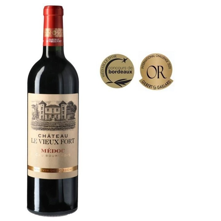 Château Le Vieux Fort 2020 Médoc Cru Bourgeois - Vin rouge de Bordea