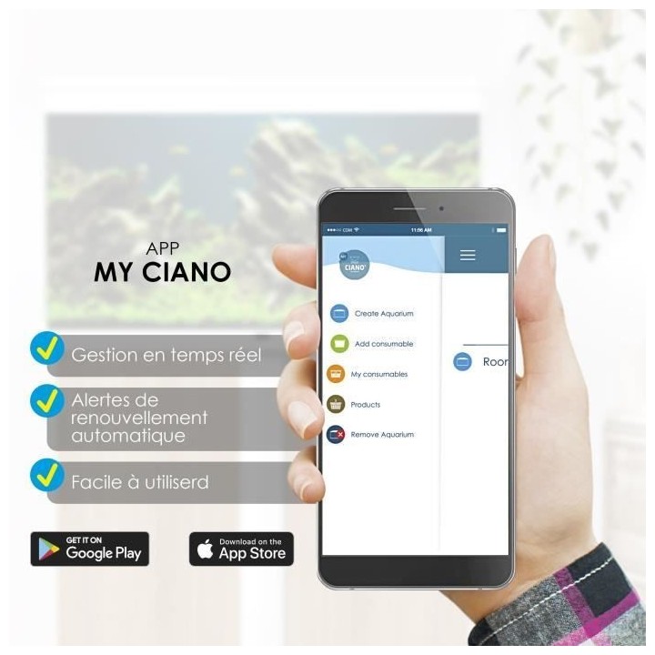 CIANO, Aquarium Consommables - Cartouches de Filtration de Rechange po