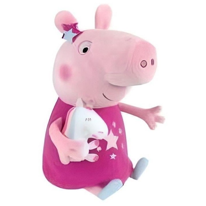 PEPPA PIG Peluche Avec Mascotte Pour Enfants - 30 cm