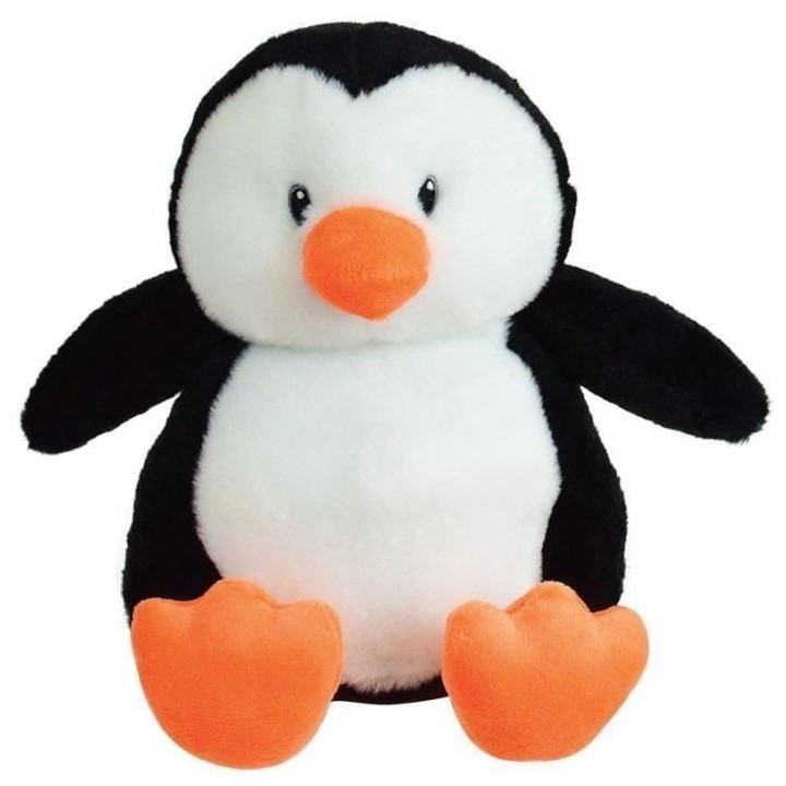 JEMINI Peluche bouillotte Pingouin - A chauffer au micro-ondes micro p