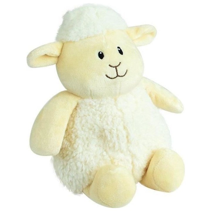 JEMINI Peluche bouillotte Mouton - A chauffer au micro-ondes micro per