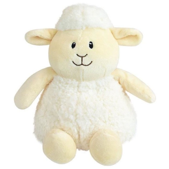 JEMINI Peluche bouillotte Mouton - A chauffer au micro-ondes micro per