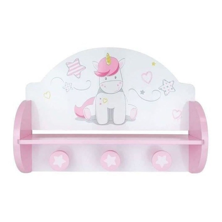 FUN HOUSE Etagere Portemanteau Licorne Pour Enfants