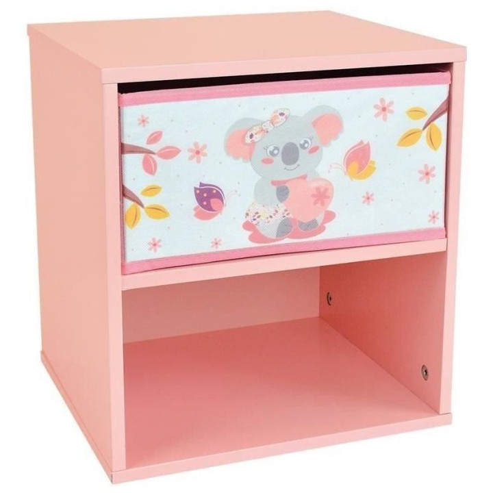CALLY MIMI KOALA Chevet avec un tiroir ± 36 x 33 x 30 cm pour enfant