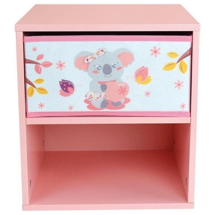 CALLY MIMI KOALA Chevet avec un tiroir ± 36 x 33 x 30 cm pour enfant