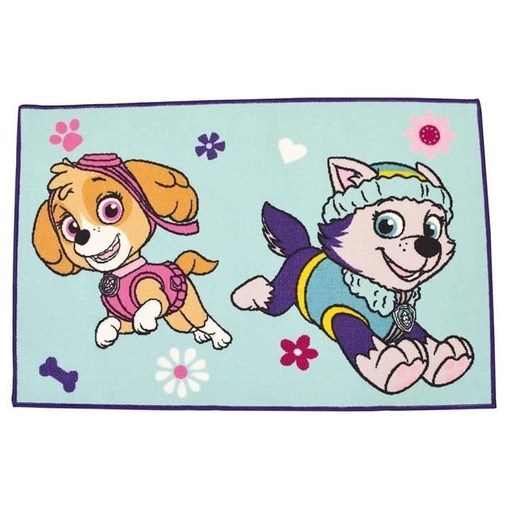 Fun house pat'patrouille tapis pour enfant h.80 x l.120 cm