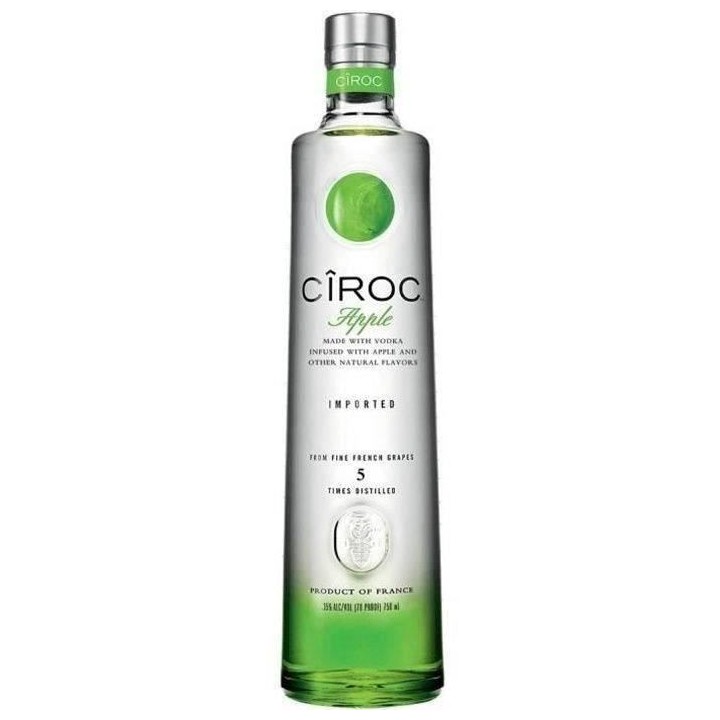 Ciroc Pomme - Vodka Aromatisée - 37.5% - 70cl