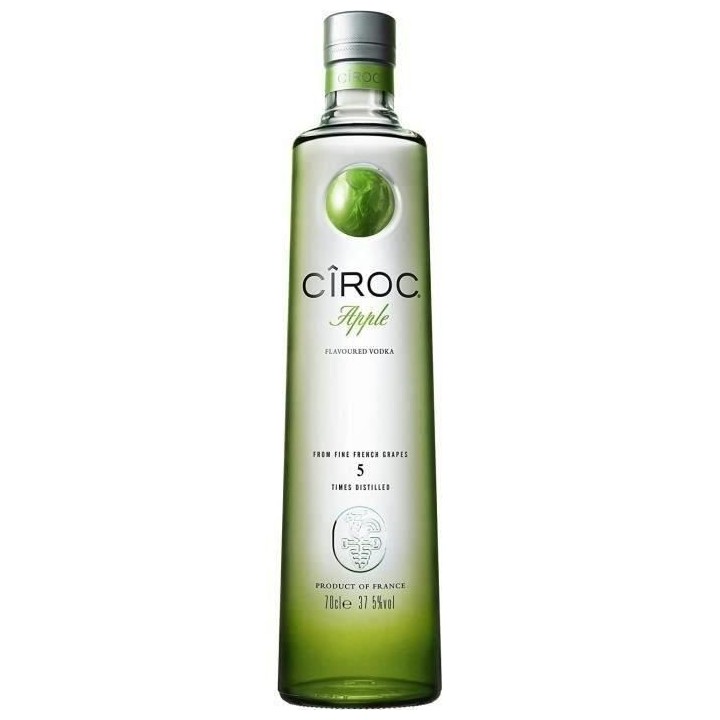 Ciroc Pomme - Vodka Aromatisée - 37.5% - 70cl