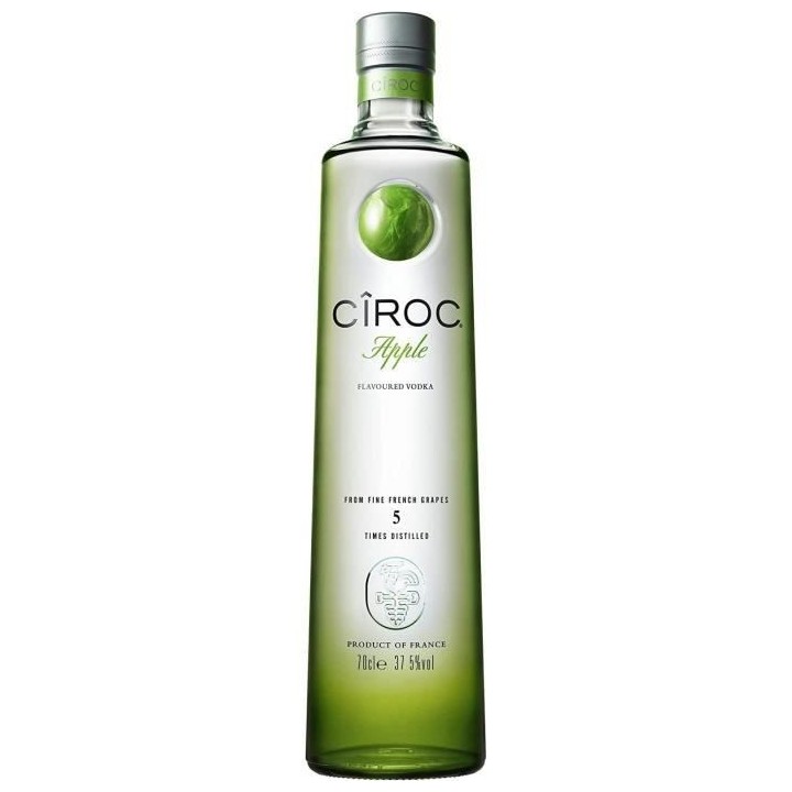 Ciroc Pomme - Vodka Aromatisée - 37.5% - 70cl