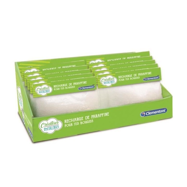 Recharge paraffine pour bougies - Clementoni - Fille - A partir de 6 a