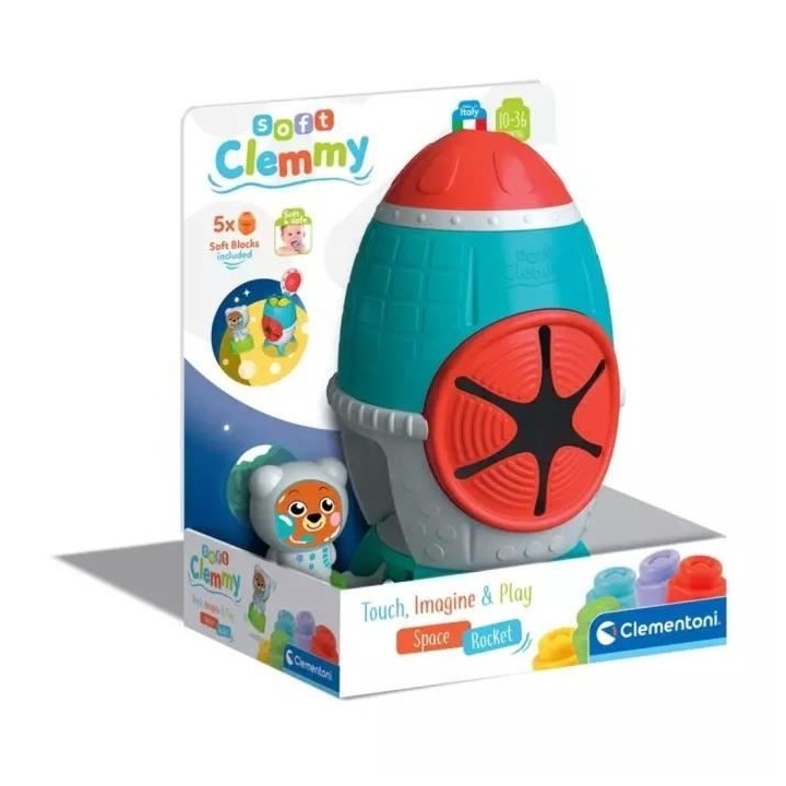 Clemmy - Fusée sensorielle - Un personnage + des cubes