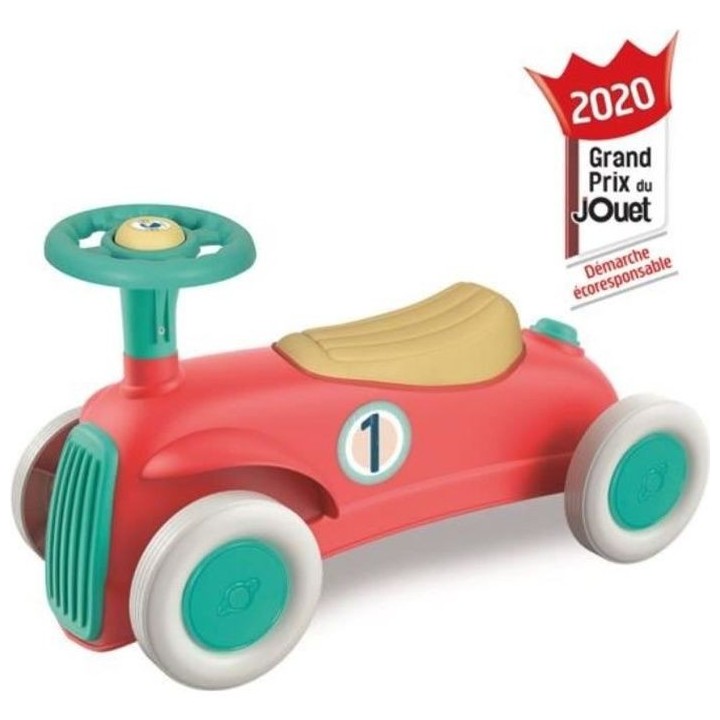 Porteur Baby Clementoni - Ma premiere voiture - 100% recyclé - Roues
