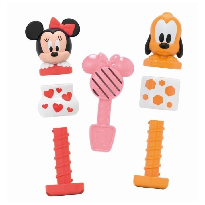 Clementoni - Construis et joue - Minnie & Pluto - Jouet bébé pour la
