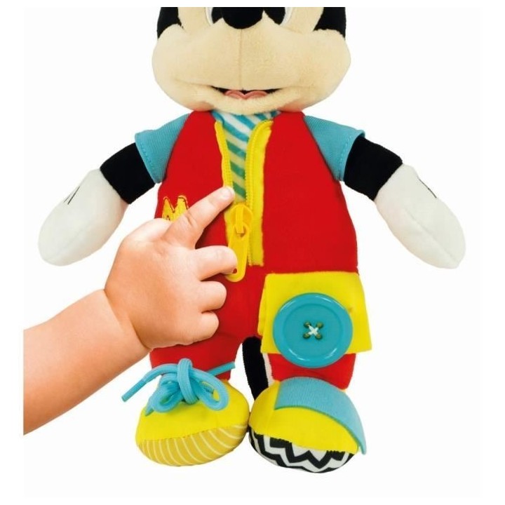 Clementoni - Montessori - Baby Mickey - Peluche a Habiller