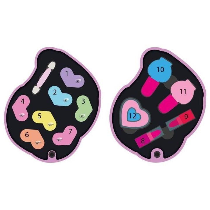 Clementoni - Crazy Chic - Palette de maquillage Sirene - 2 palettes de