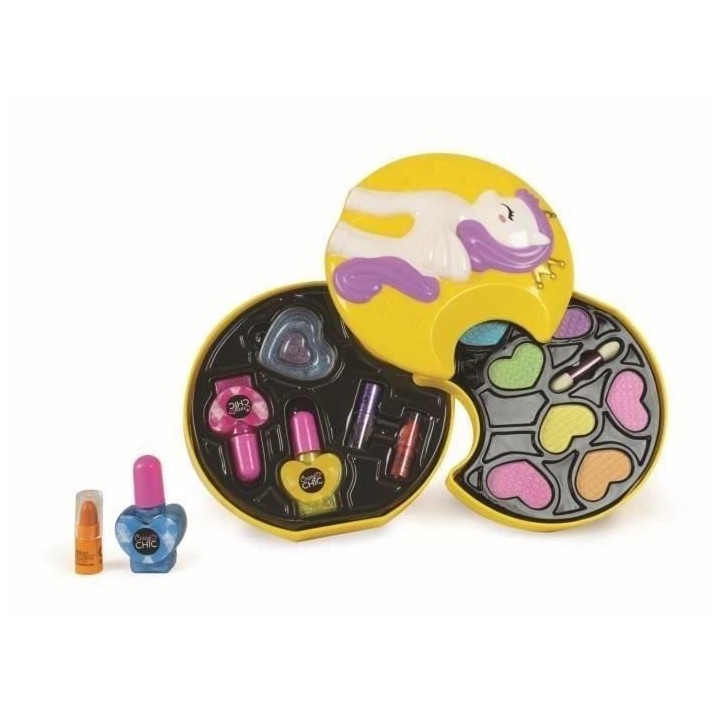 Clementoni - 18643 - Palette de maquillage Licorne (A2x3)