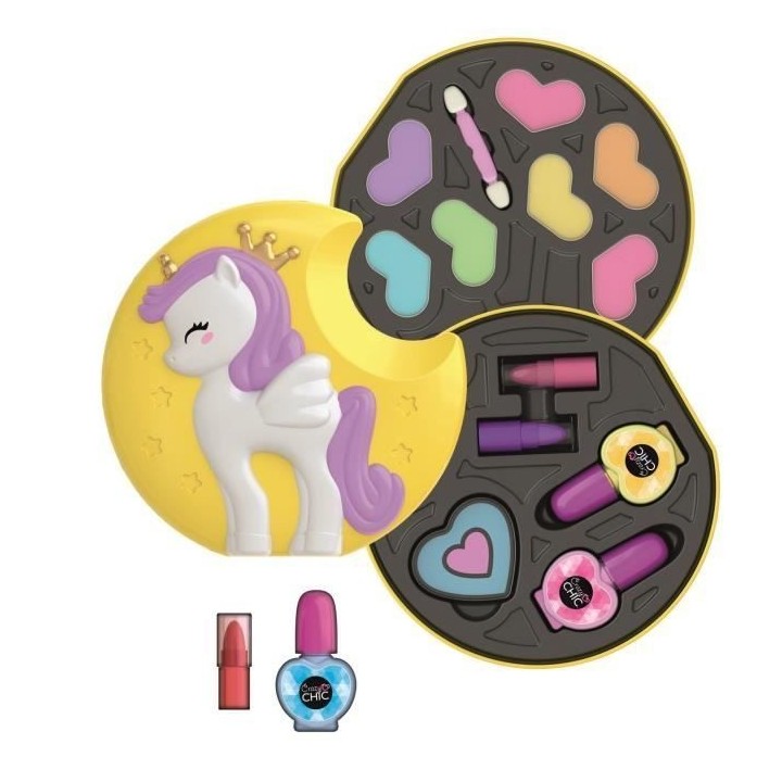 Clementoni - 18643 - Palette de maquillage Licorne (A2x3)