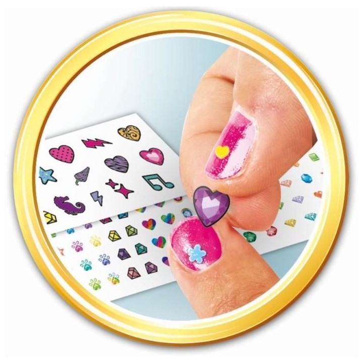 Clementoni - Nail art studio - Machine a paillettes + secheuse vernis