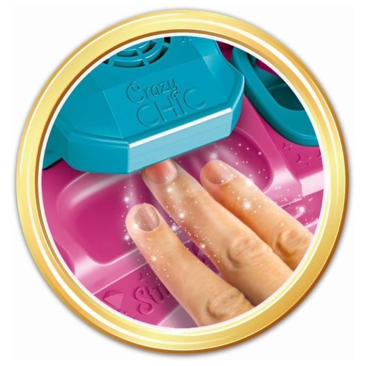 Clementoni - Nail art studio - Machine a paillettes + secheuse vernis