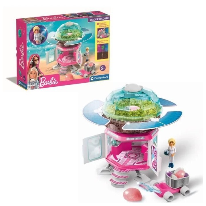 Barbie - Clementoni - Exploratrice spatiale - Poupée Astronaute - Jeu