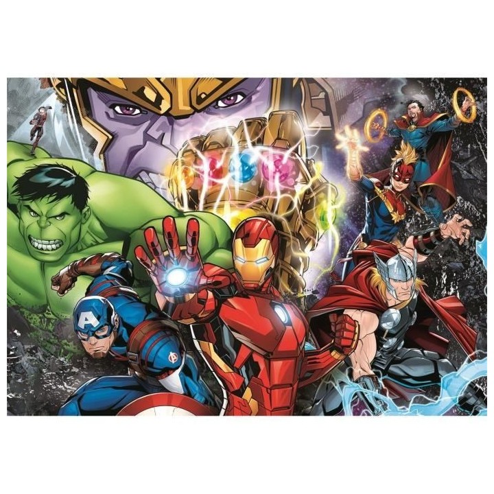 Clementoni - Marvel - Puzzle Brilliant 104 pieces - Theme Dessins anim
