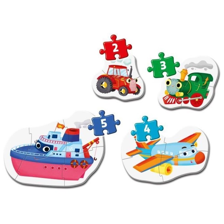 Clementoni - My First Puzzles - Moyens de transport