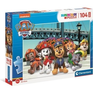 Clementoni - Pat' Patrouille - Puzzle 104 pieces Maxi - Mixte - 4 ans