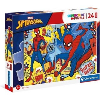 Puzzle 24 pieces Maxi Spiderman - Clementoni - Pour Enfant de 3 ans et