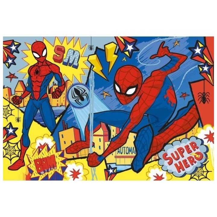 Puzzle 24 pieces Maxi Spiderman - Clementoni - Pour Enfant de 3 ans et