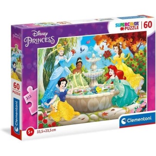 Puzzle Princesses - Clementoni - 60 pieces - Pour Enfant de 5 ans et p
