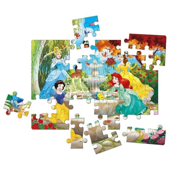 Puzzle Princesses - Clementoni - 60 pieces - Pour Enfant de 5 ans et p