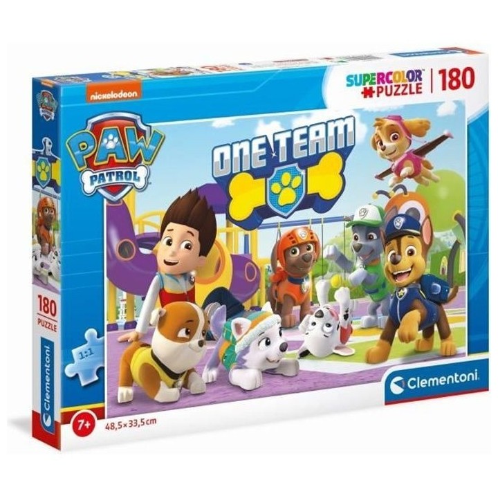 Clementoni - Puzzle Pat'Patrouille - 180 pieces - Pour Enfant des 12 m