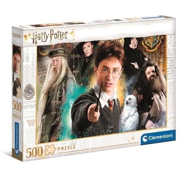 Puzzle - Clementoni - Harry Potter - 500 pieces - A partir de 12 ans
