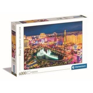 Puzzle 6000 pieces - Clementoni - Las Vegas - Images captivantes - Mat