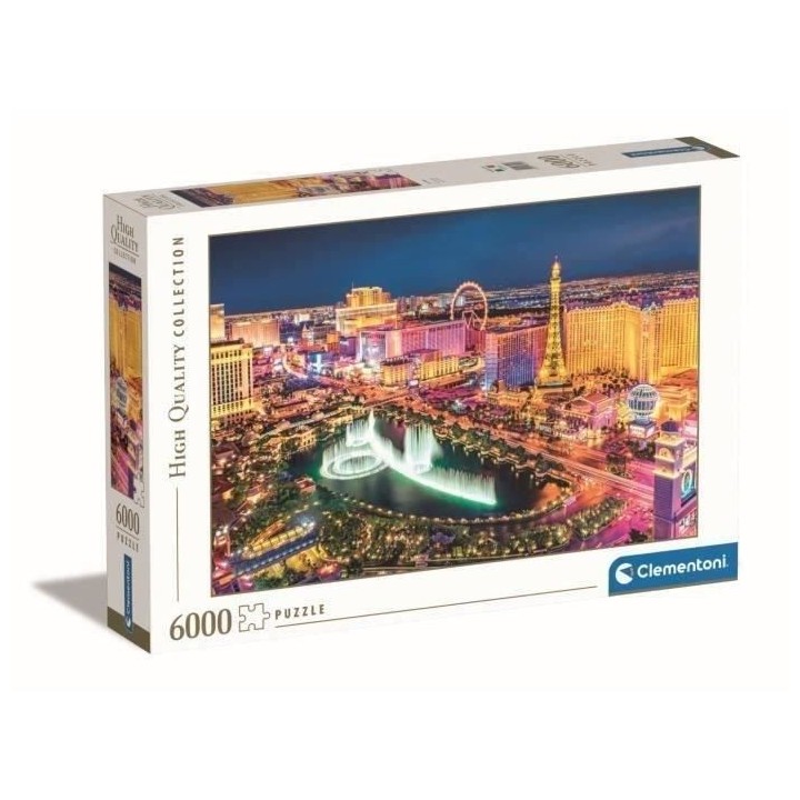 Puzzle 6000 pieces - Clementoni - Las Vegas - Images captivantes - Mat
