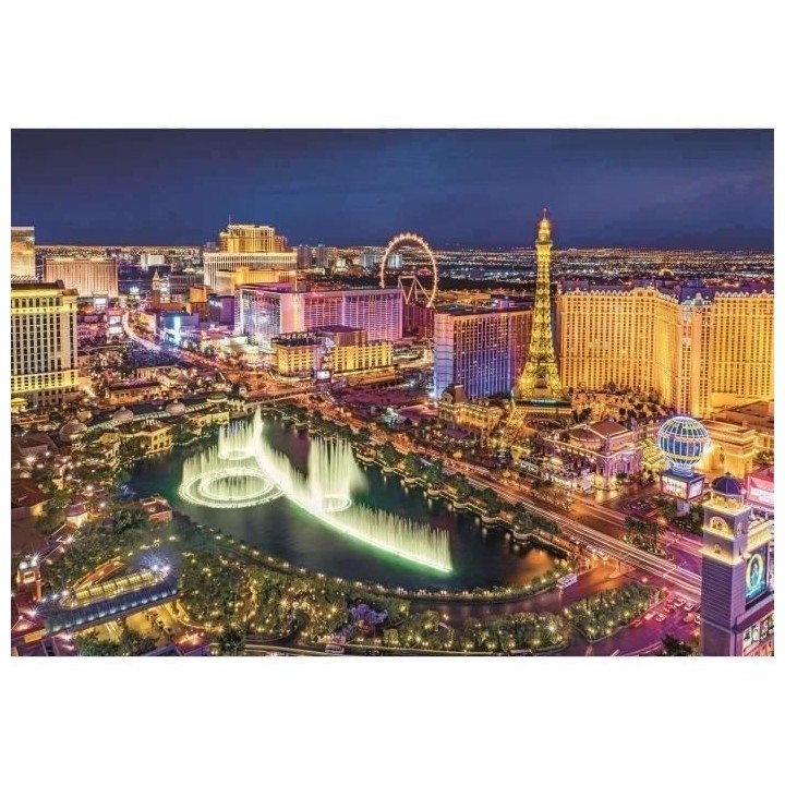 Puzzle 6000 pieces - Clementoni - Las Vegas - Images captivantes - Mat