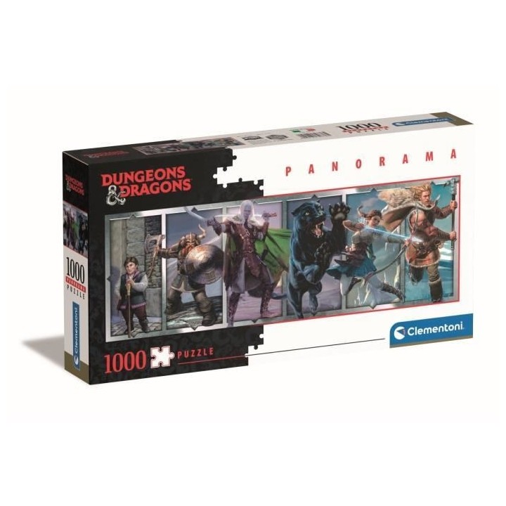 Puzzle Donjons & Dragons - Clementoni - 1000 pieces - Dimensions 98 x
