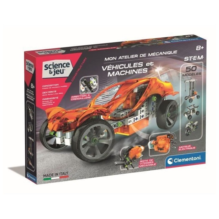 Clementoni - Science & Jeu - Véhicules et machines