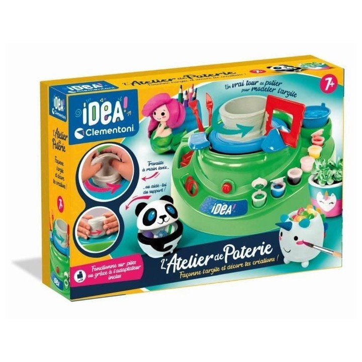 Idea Clementoni - Tour de potier 2 en 1