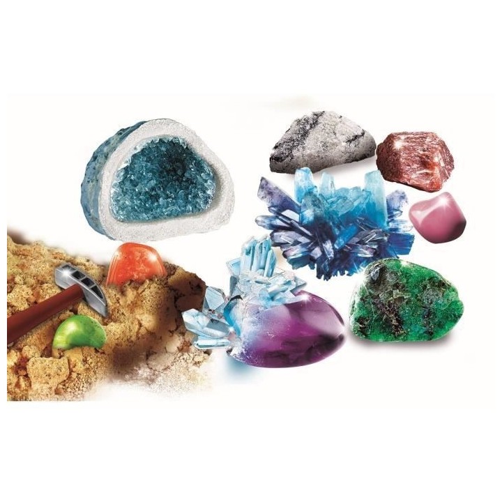 Clementoni - Science & Jeu - Création de Cristaux et pierres précieu