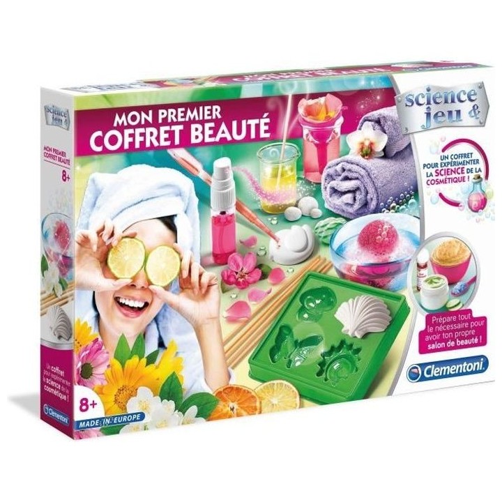 Coffret Beauté DIY - Clementoni - Savons en forme de coquillages, pap